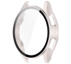 Nakładka na tarczę Bizon ze szkłem do Galaxy Watch 7 44mm Satynowo Szampańskie