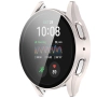 Nakładka na tarczę Bizon ze szkłem do Galaxy Watch 7 44mm Satynowo Szampańskie
