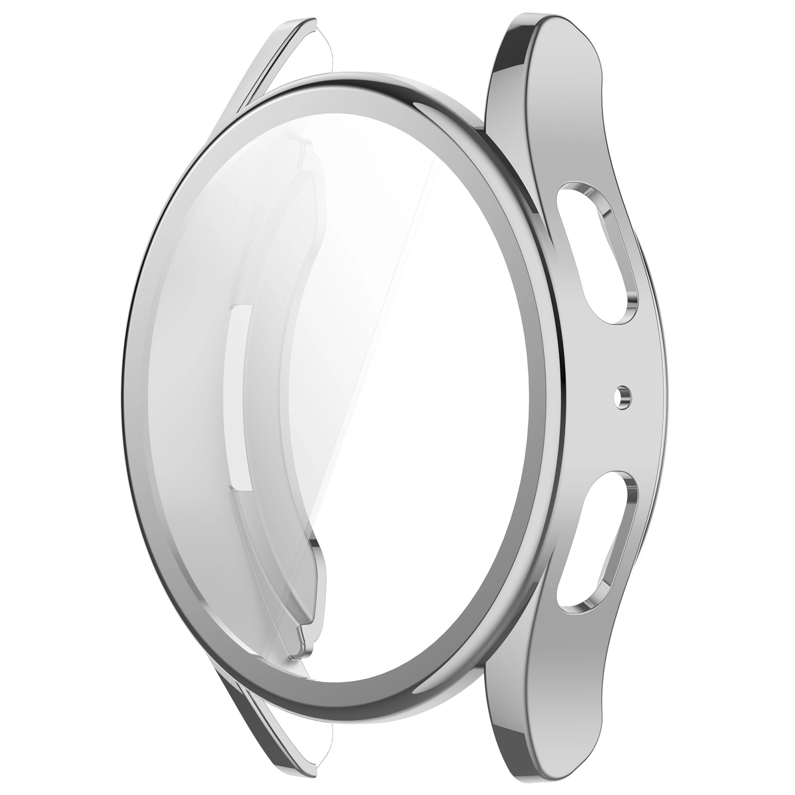 Nakładka na tarczę Bizon Felipe do Galaxy Watch 7 44mm Srebrny