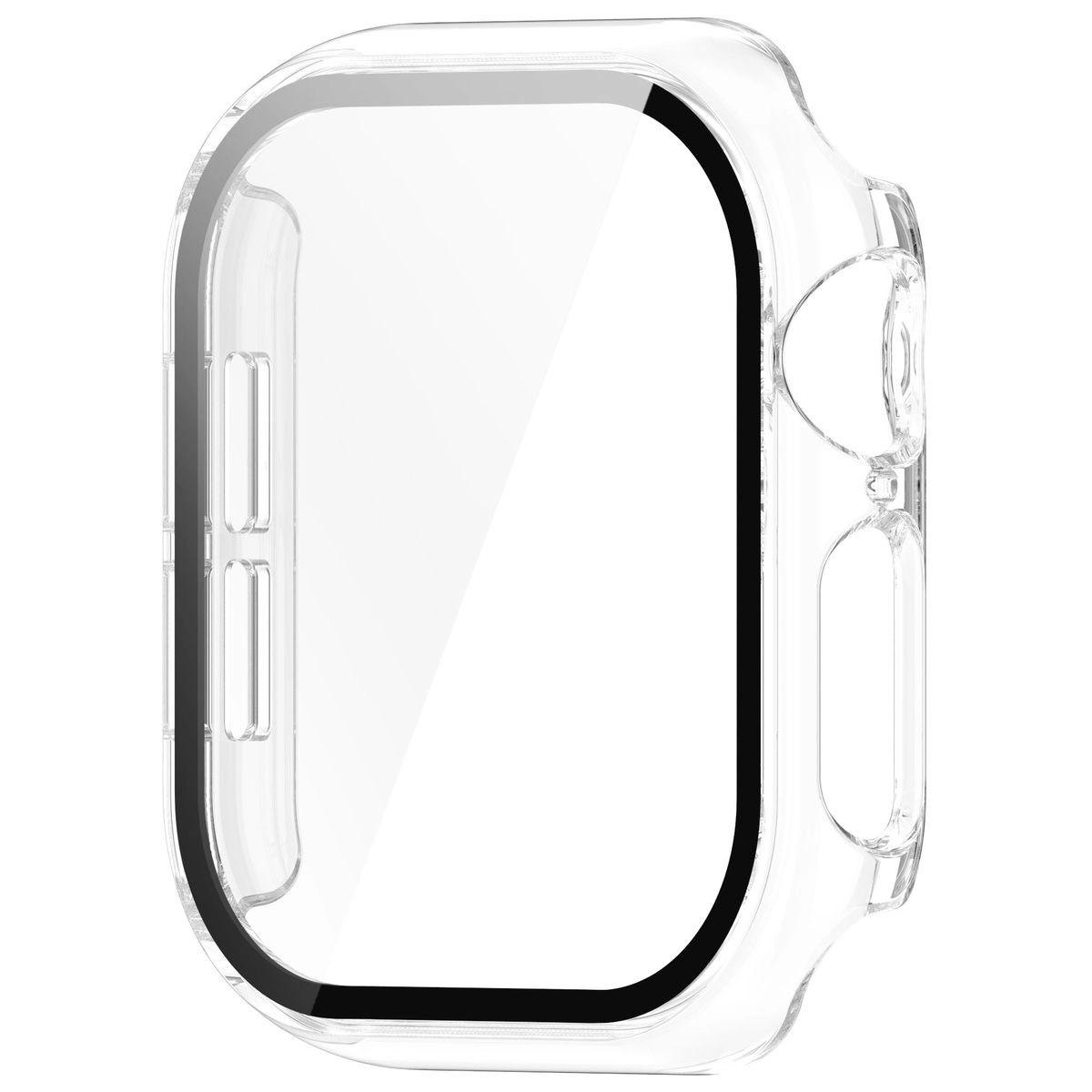Nakładka na tarczę Bizon ze szkłem do Apple Watch 10 42mm Przezroczysty