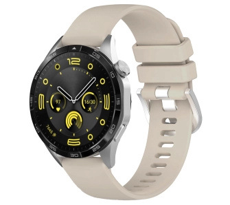 Pasek Bizon Strap Watch Silicone Pro T QuickRelease 18mm Jasno-szary