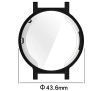 Nakładka na tarczę Bizon Felipe do Huawei Watch GT 4 41mm Czarny