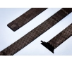 Bransoleta Bizon ze stali nierdzewnej Titanium do Apple Watch 44/45/46/49mm Czarny