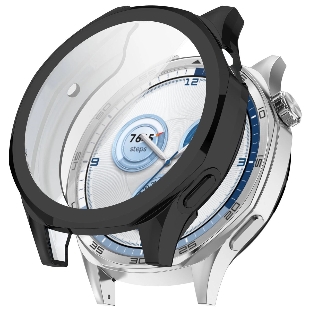 Nakładka na tarczę Bizon Felipe do Huawei Watch GT 5 46mm Czarny