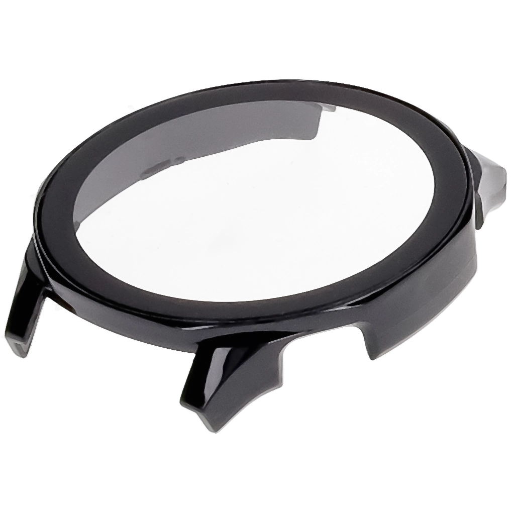 Nakładka na tarczę Bizon ze szkłem do Huawei Watch GT 5 46mm Czarny matowy
