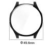 Nakładka na tarczę Bizon ze szkłem do Huawei Watch GT 5 46mm Czarny matowy