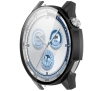 Nakładka na tarczę Bizon ze szkłem do Huawei Watch GT 5 46mm Czarny matowy