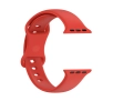 Pasek Bizon Strap Watch Silicone S do Apple Watch 44/45/46/49mm Czerwony