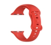Pasek Bizon Strap Watch Silicone S do Apple Watch 44/45/46/49mm Czerwony