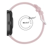 Pasek Bizon skórzany  Casual do Xiaomi Smart Band 9 Pro/8 Pro /  Redmi Watch 5/4 Jasno-różowy