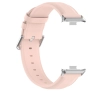 Pasek Bizon skórzany  Casual do Xiaomi Smart Band 9 Pro/8 Pro /  Redmi Watch 5/4 Jasno-różowy