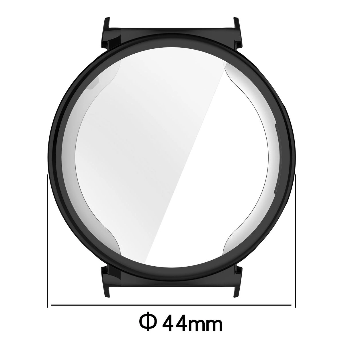 Nakładka na tarczę Bizon Felipe do Huawei Watch GT 5 41mm Czarny