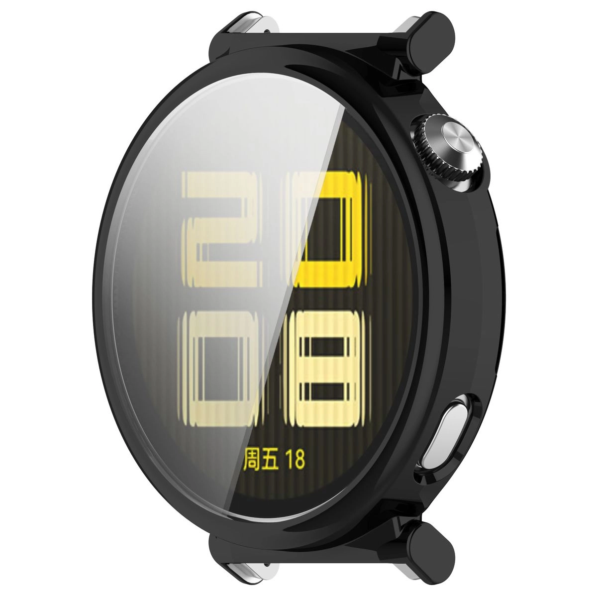 Nakładka na tarczę Bizon Felipe do Huawei Watch GT 5 41mm Czarny