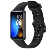 Bizon Strap Watch Silicone do Huawei Band 9/Band 8 Czarny