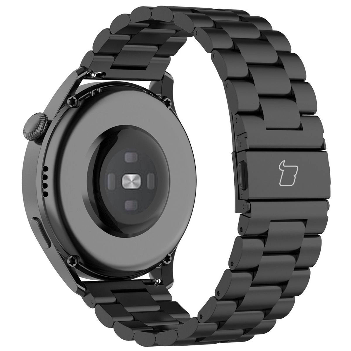 Bransoleta Bizon ze stali nierdzewnej Aura QuickRelease 18mm Czarny