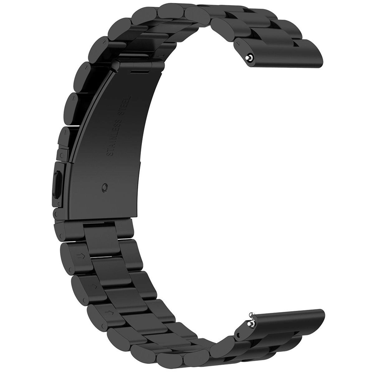 Bransoleta Bizon ze stali nierdzewnej Aura QuickRelease 18mm Czarny