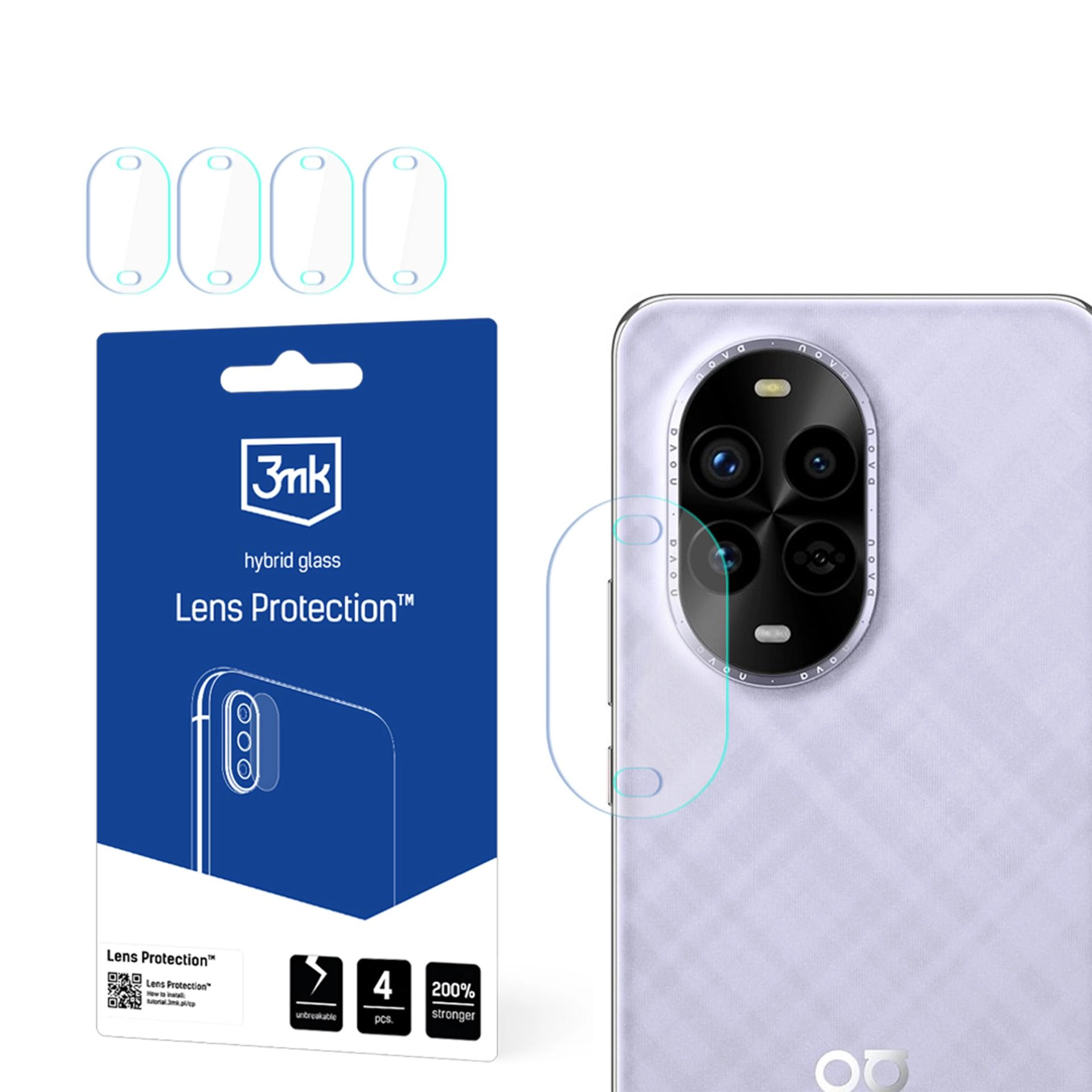 Szkło hybrydowe 3mk Lens Protection do Huawei Nova 13 Pro