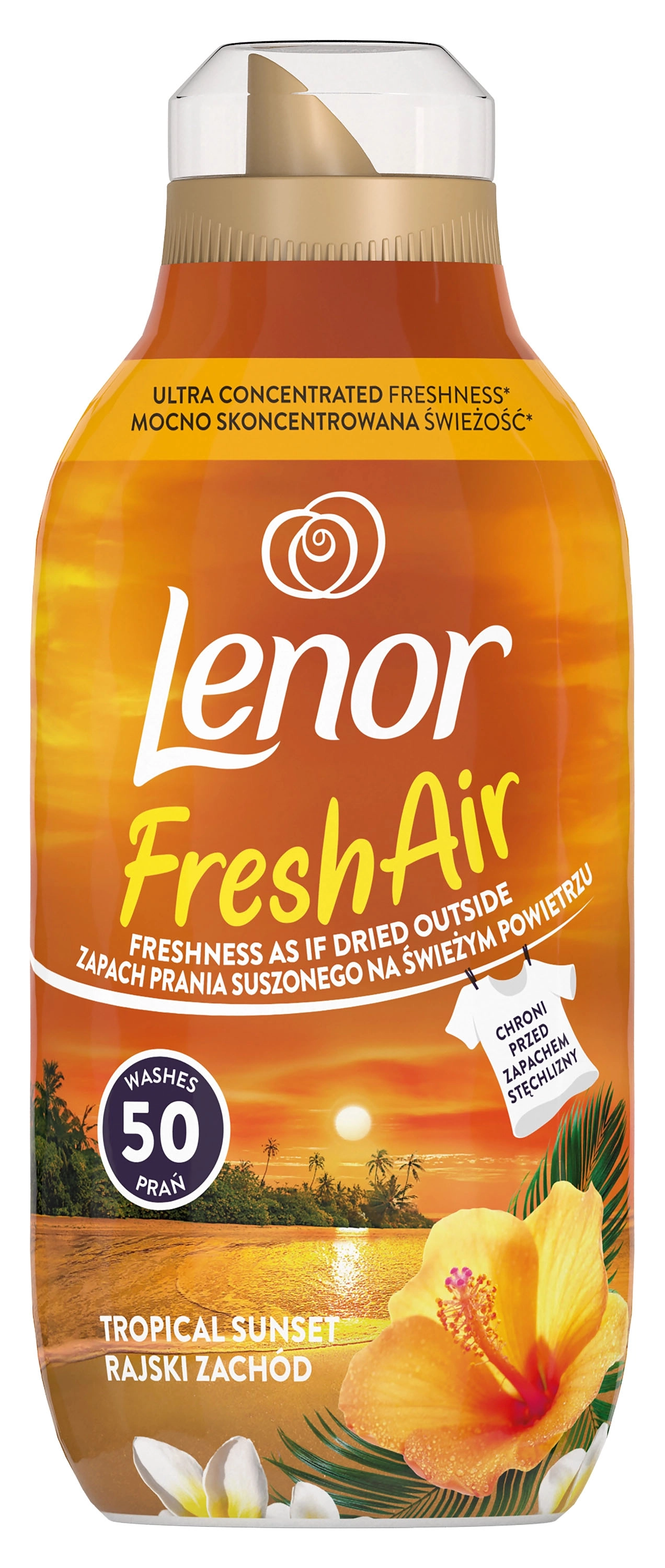 Płyn do płukania Lenor Fresh Air Effect Tropical Sunset 50 prań 0,7l