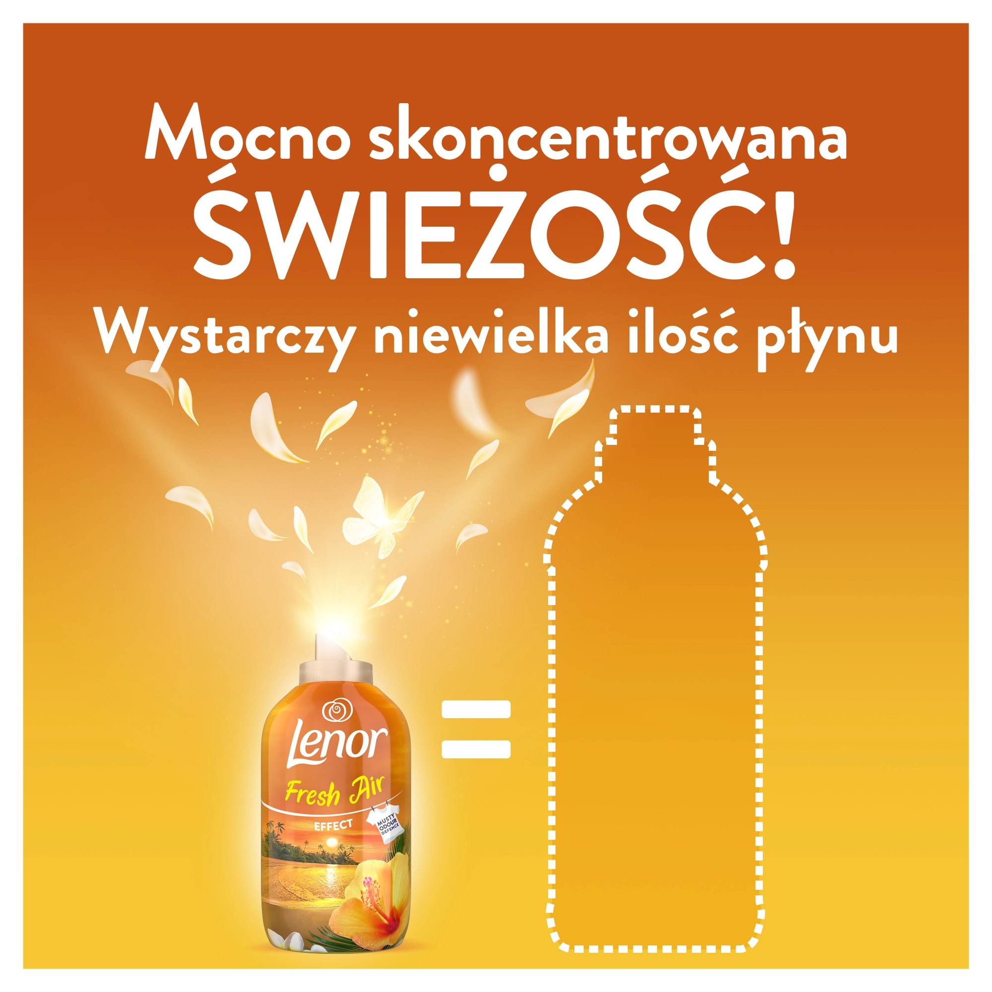 Płyn do płukania Lenor Fresh Air Effect Tropical Sunset 50 prań 0,7l