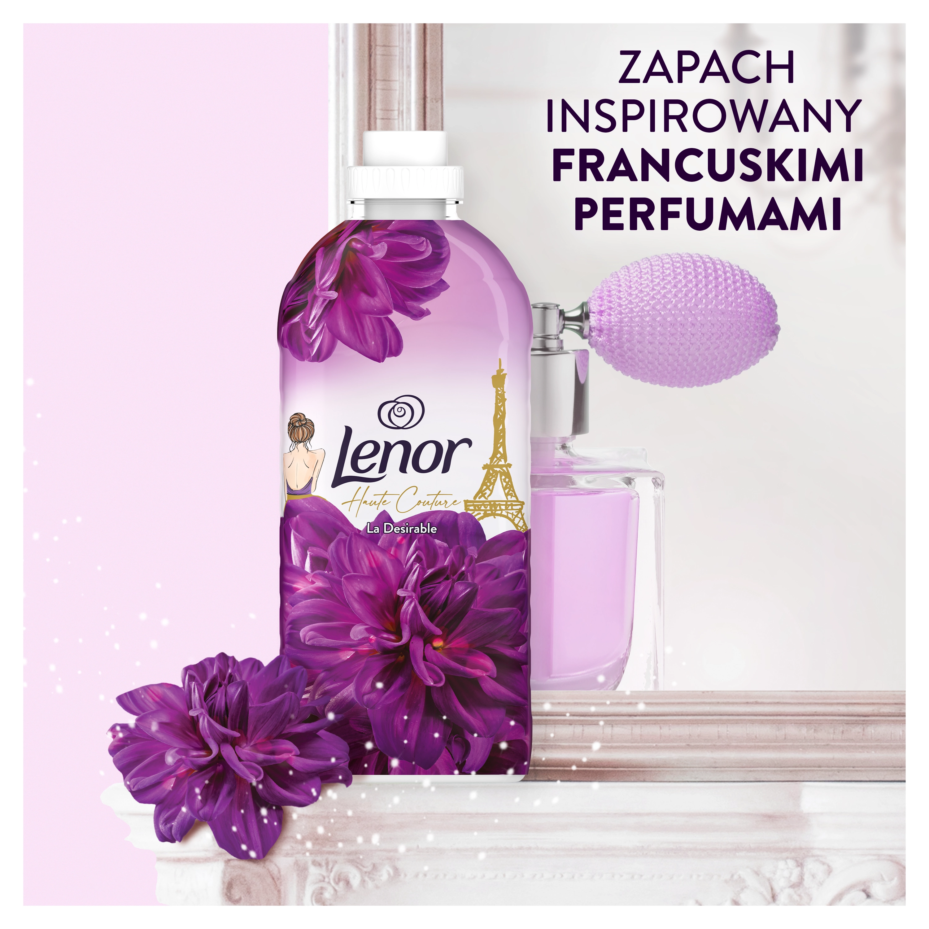Płyn do płukania Lenor Haute Couture La Desirable 59 prań 1,239l