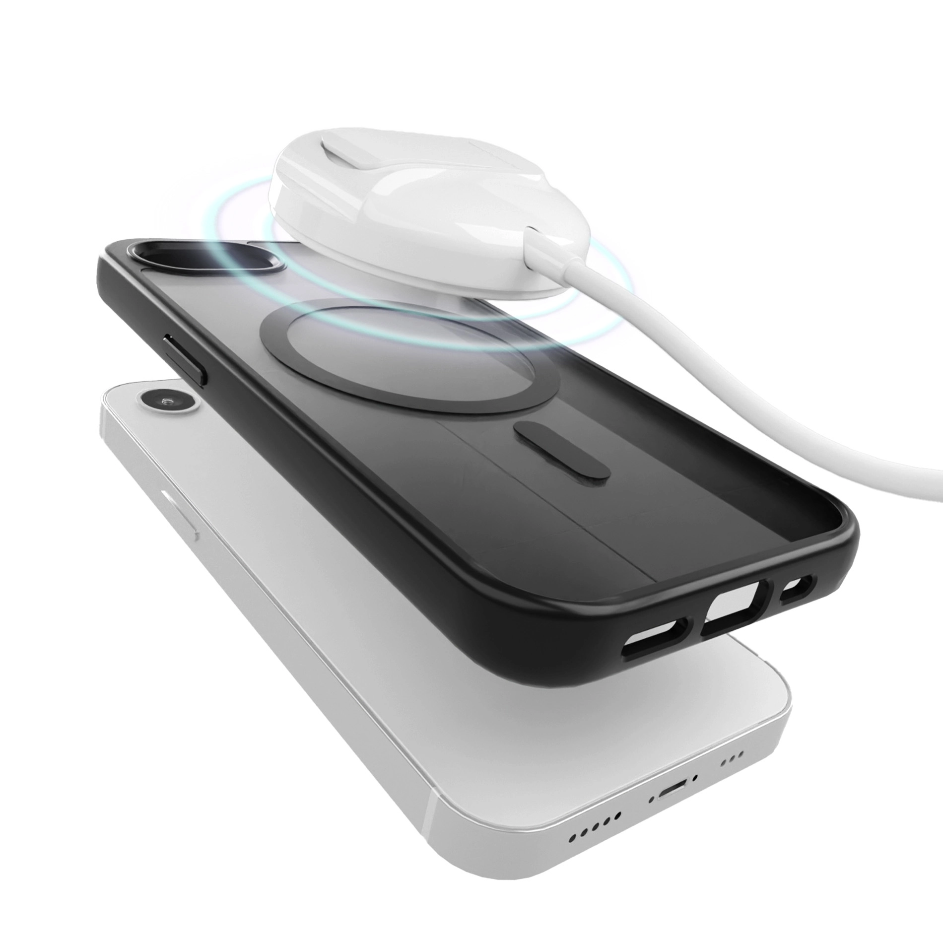 Etui Puro Gradient do iPhone 16e Czarny