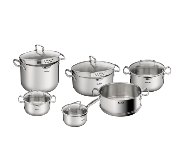 Tefal Duetto+ G719SB56 Indukcja Stal nierdzewna 11 elementów