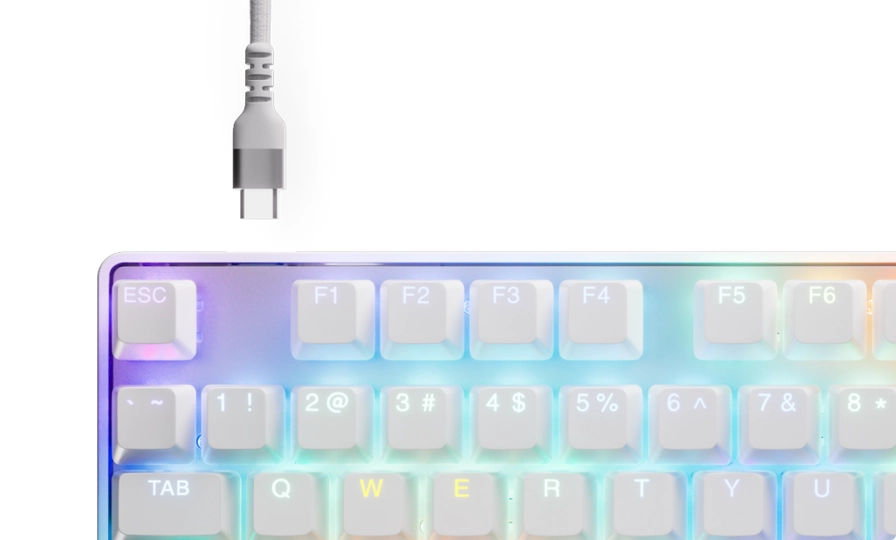 Klawiatura mechaniczna SteelSeries Apex Pro TKL Gen 3 US Biały
