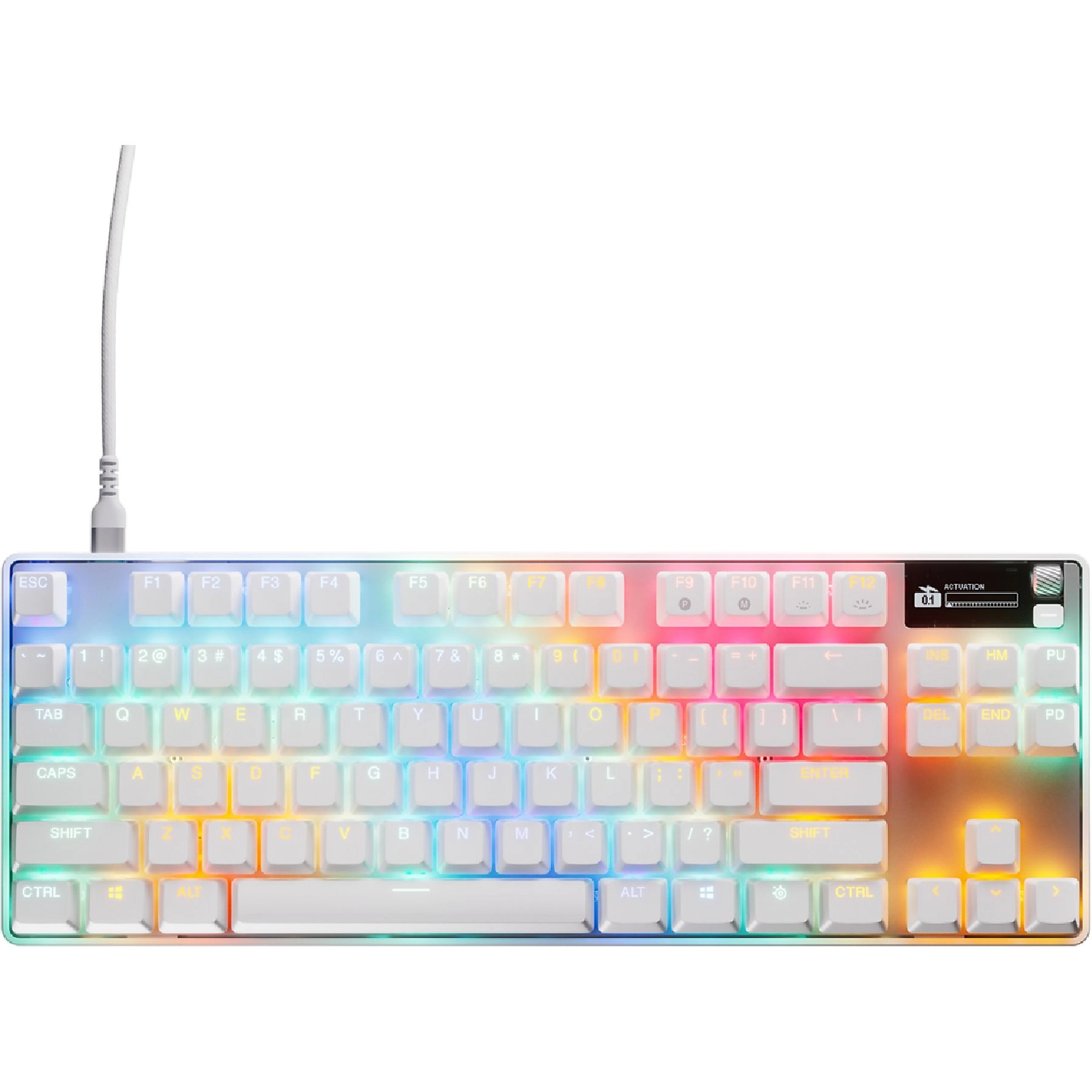 Klawiatura mechaniczna SteelSeries Apex Pro TKL Gen 3 US Biały