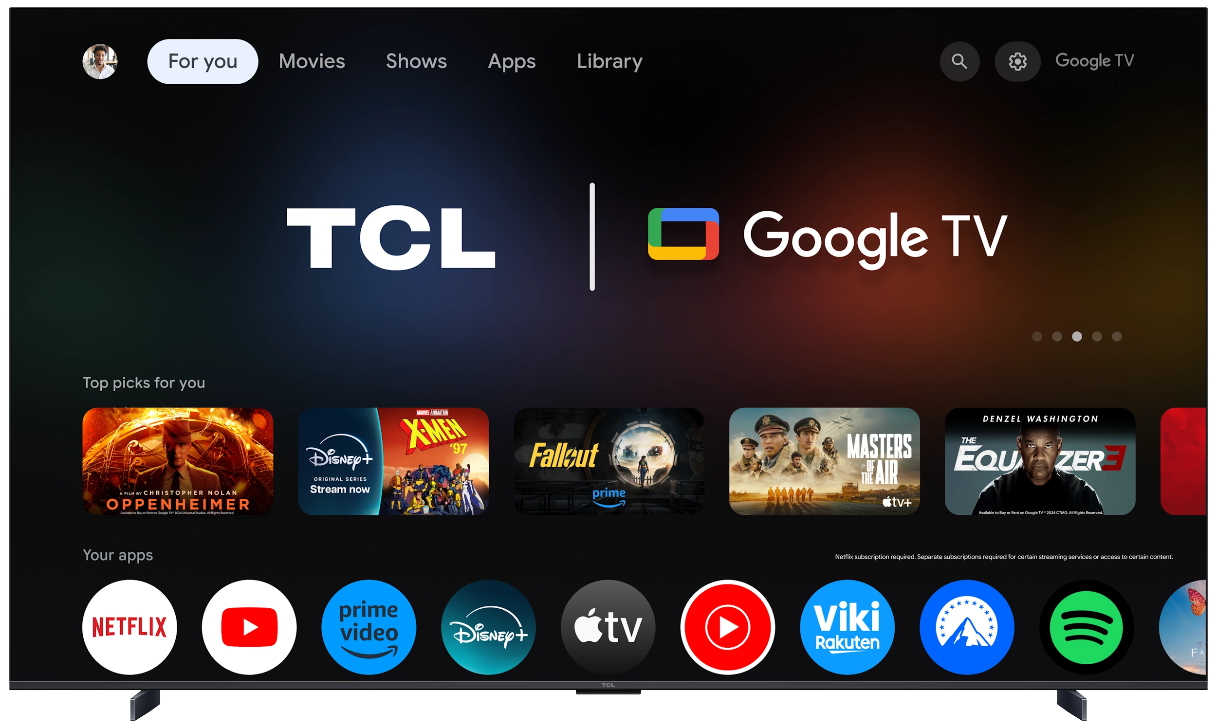 Telewizor TCL 98P8K 98" QLED 4K Google TV Dolby Vision Dolby Atmos HDMI 2.1 DVB-T2