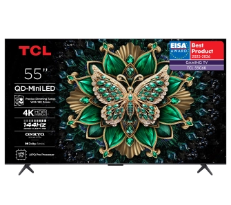 Telewizor TCL 55C6K 55" QD-Mini LED 4K 144Hz Google TV Dolby Vision IQ Dolby Atmos HDMI 2.1 DVB-T2
