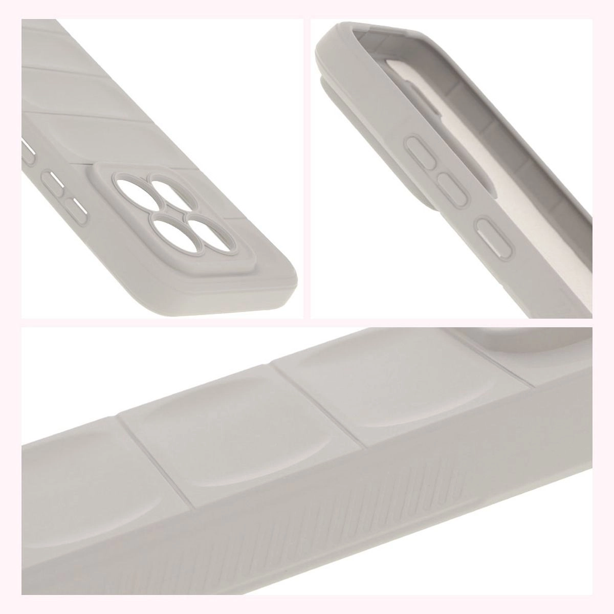 Etui Bizon Tur do Xiaomi 15 Jasnoszary