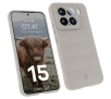 Etui Bizon Tur do Xiaomi 15 Jasnoszary