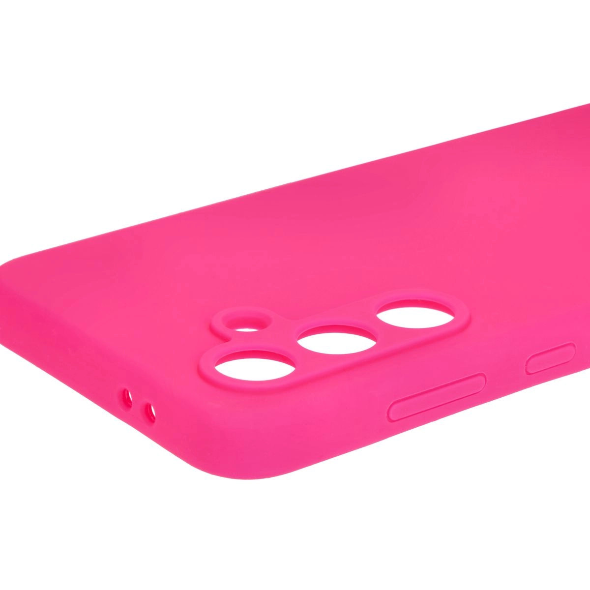 Etui Bizon Silikonowe Soft do Galaxy S24 FE Neonowo-różowy