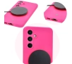 Etui Bizon Silikonowe Soft do Galaxy S24 FE Neonowo-różowy