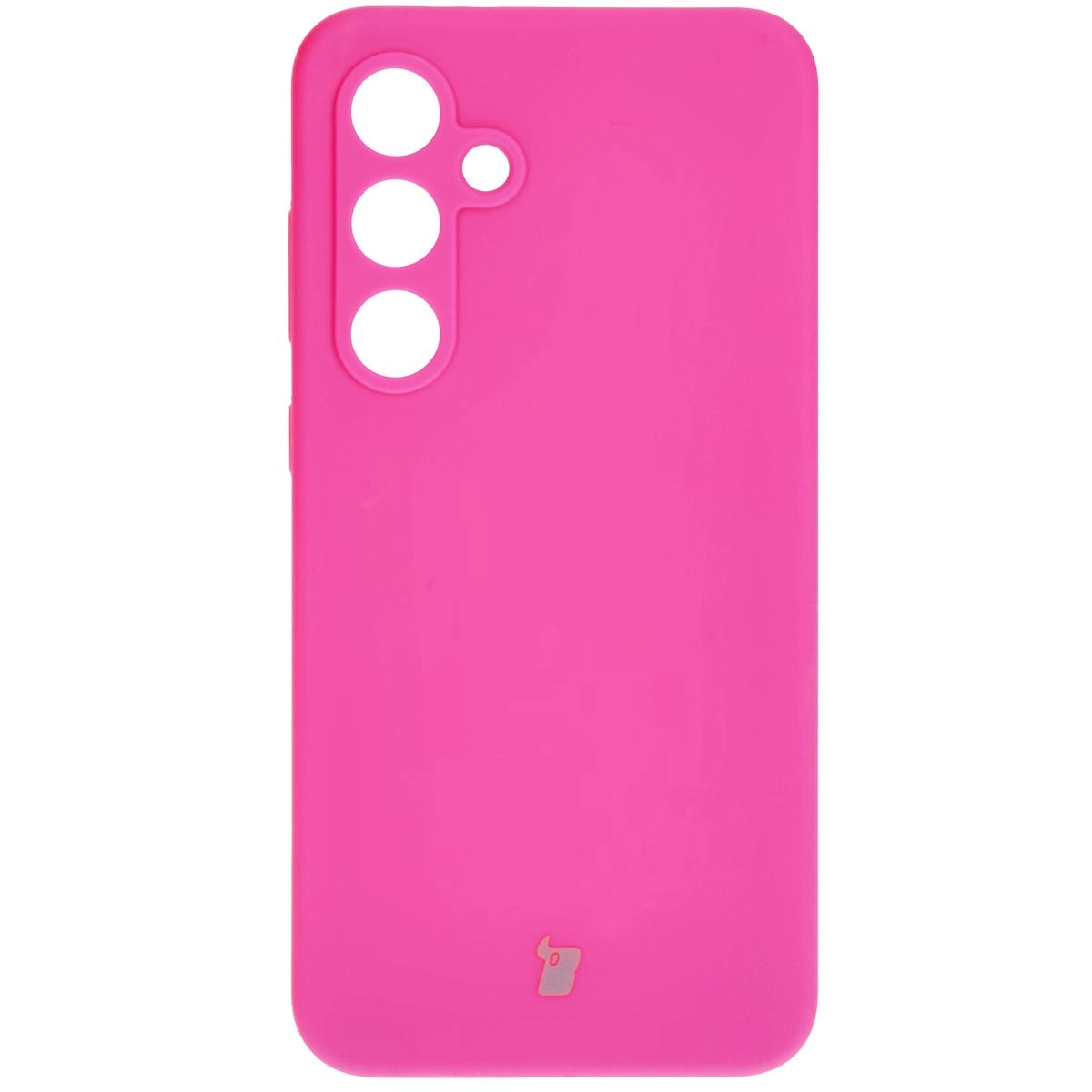 Etui Bizon Silikonowe Soft do Galaxy S24 FE Neonowo-różowy