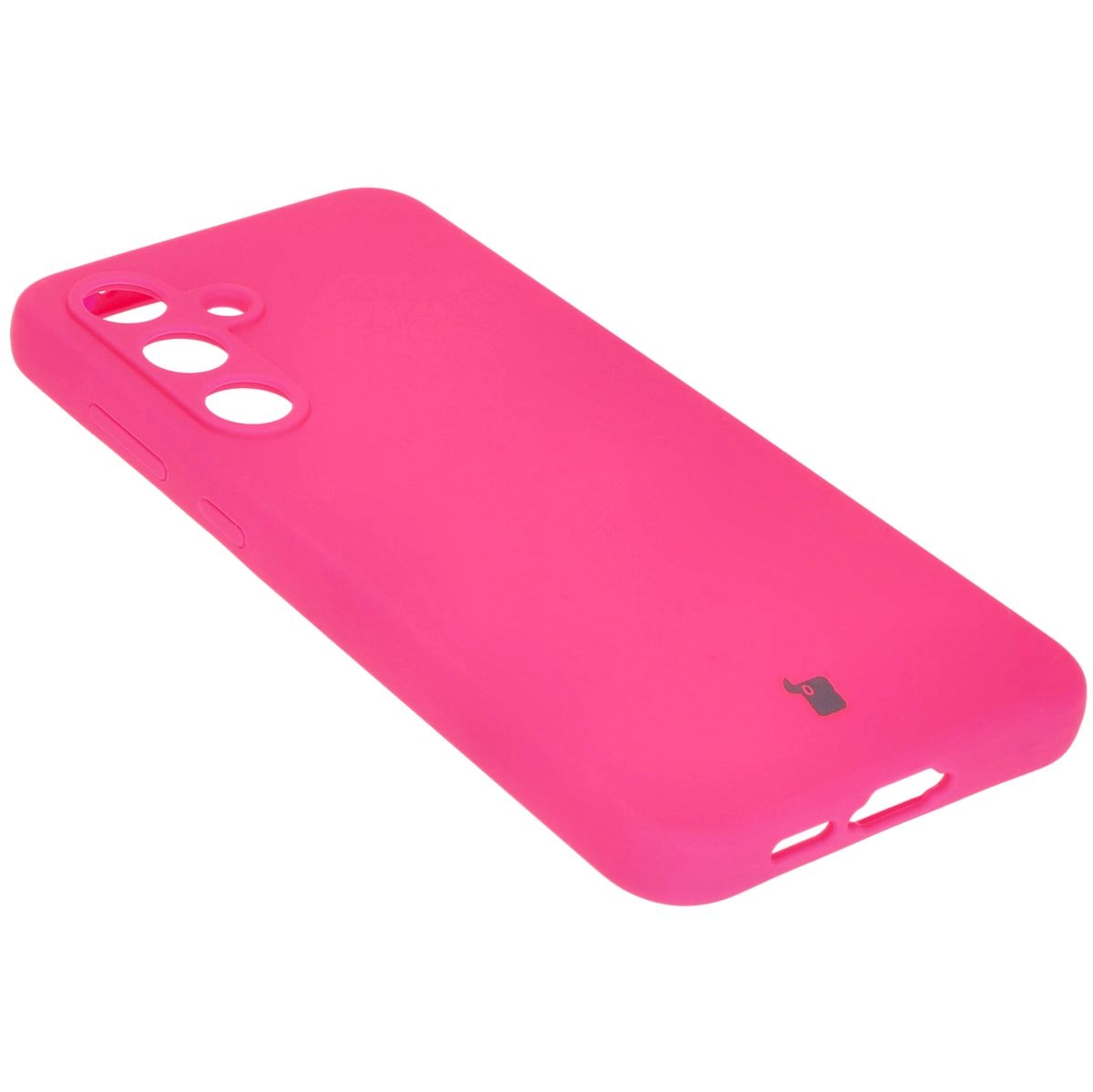 Etui Bizon Silikonowe Soft do Galaxy S24 FE Neonowo-różowy
