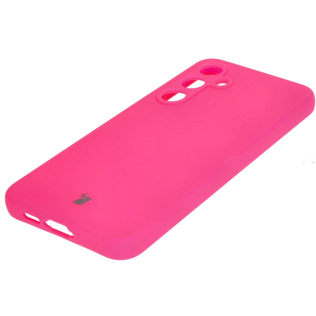 Etui Bizon Silikonowe Soft do Galaxy S24 FE Neonowo-różowy