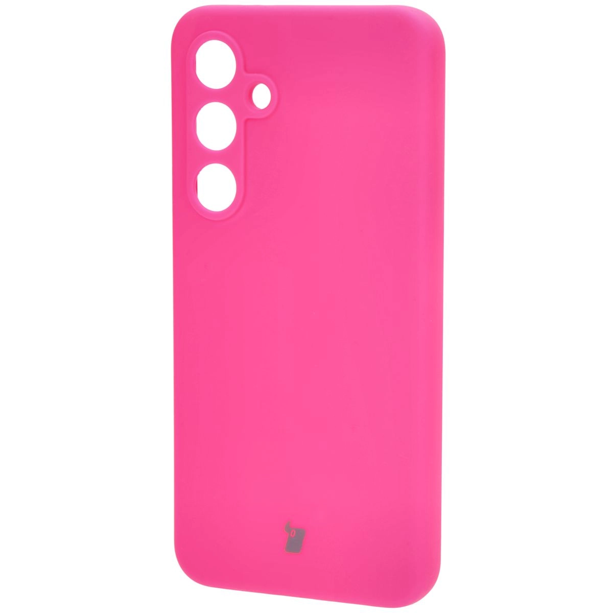 Etui Bizon Silikonowe Soft do Galaxy S24 FE Neonowo-różowy