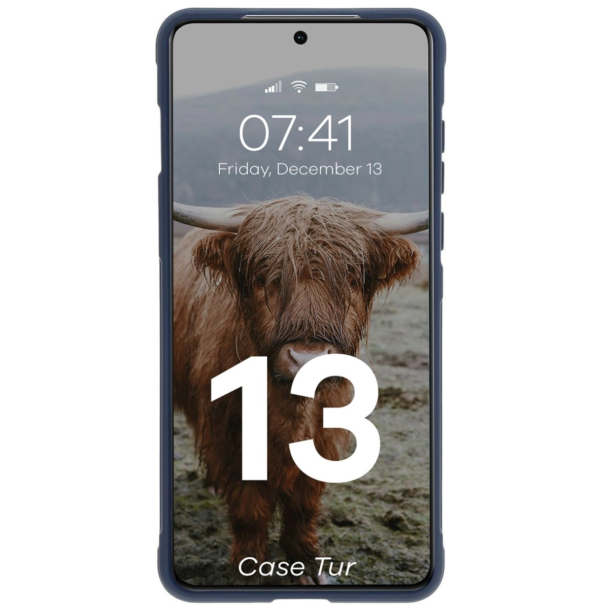 Etui Bizon Tur do OnePlus 13 Granatowy