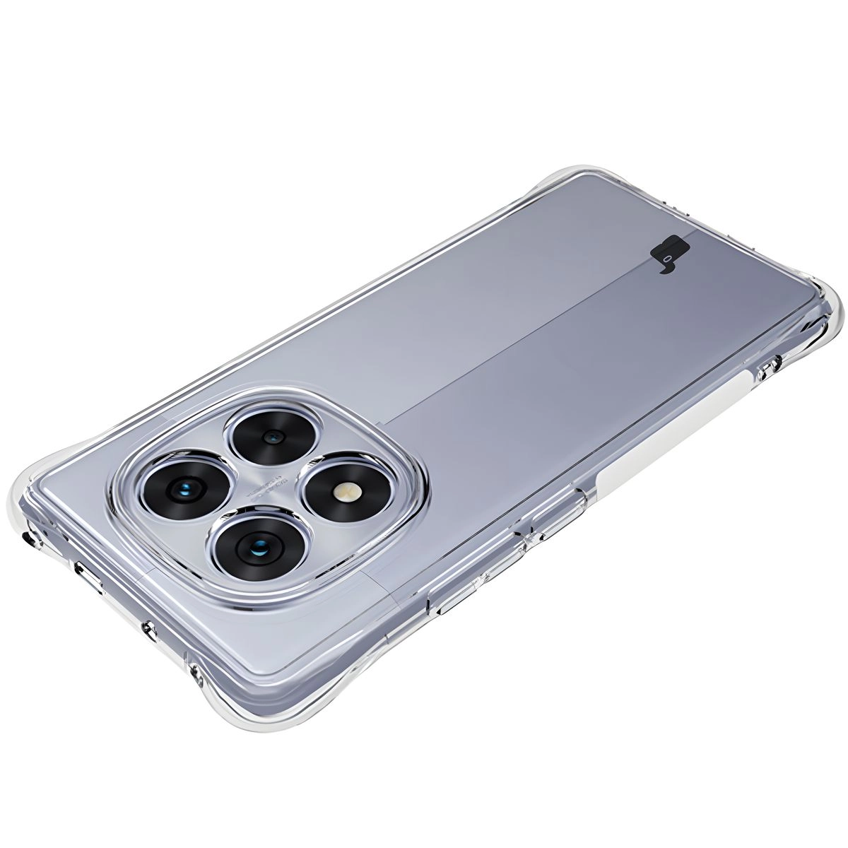 Etui Bizon Elastyczne Salpa do Xiaomi Redmi Note 14 Pro 5G / Poco X7 Przezroczysty