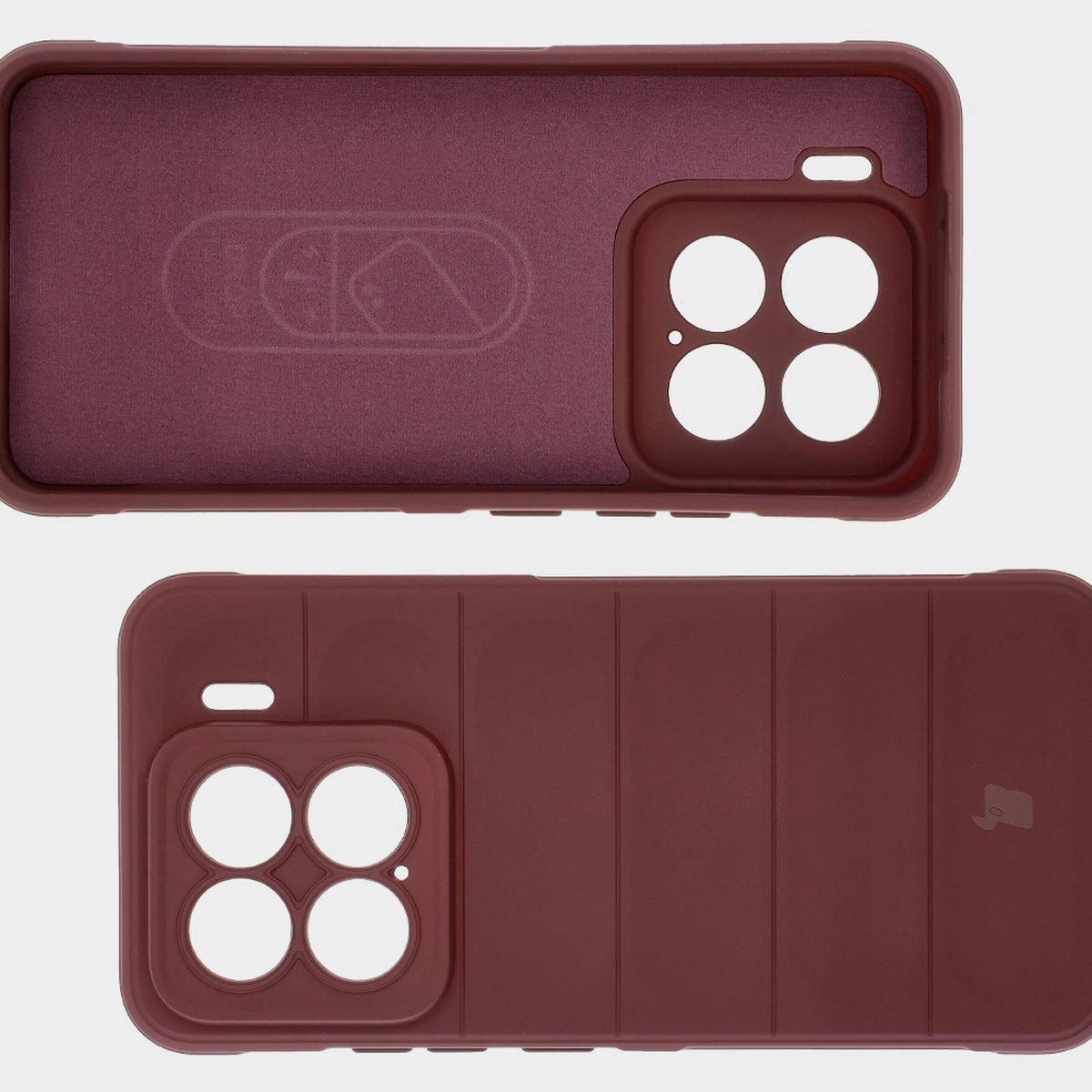 Etui Bizon Tur do Xiaomi 15 Ciemnofioletowy