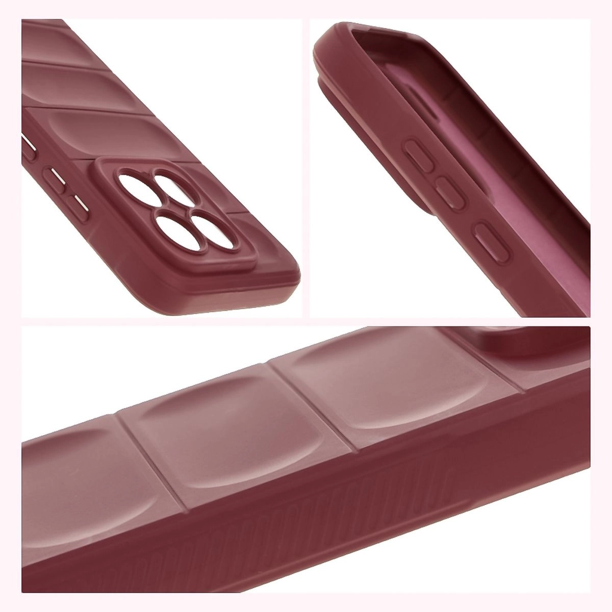 Etui Bizon Tur do Xiaomi 15 Ciemnofioletowy