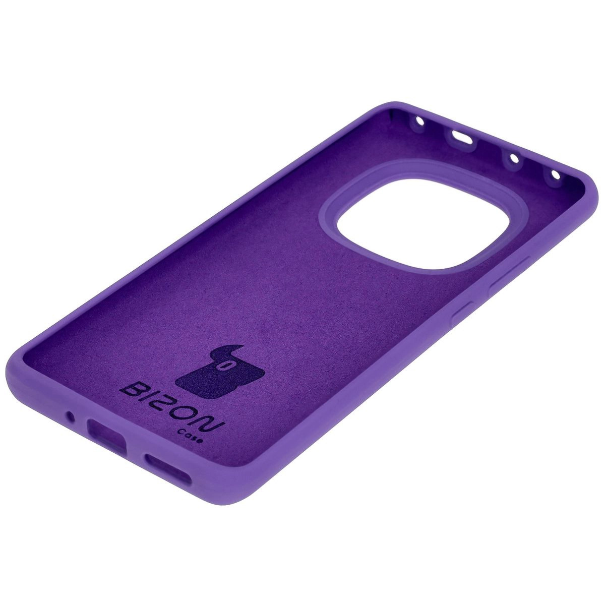 Etui Bizon Silikonowe Soft do Xiaomi Redmi Note 14 Pro 5G/Poco X7 Fioletowy