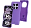 Etui Bizon Silikonowe Soft do Xiaomi Redmi Note 14 Pro 5G/Poco X7 Fioletowy