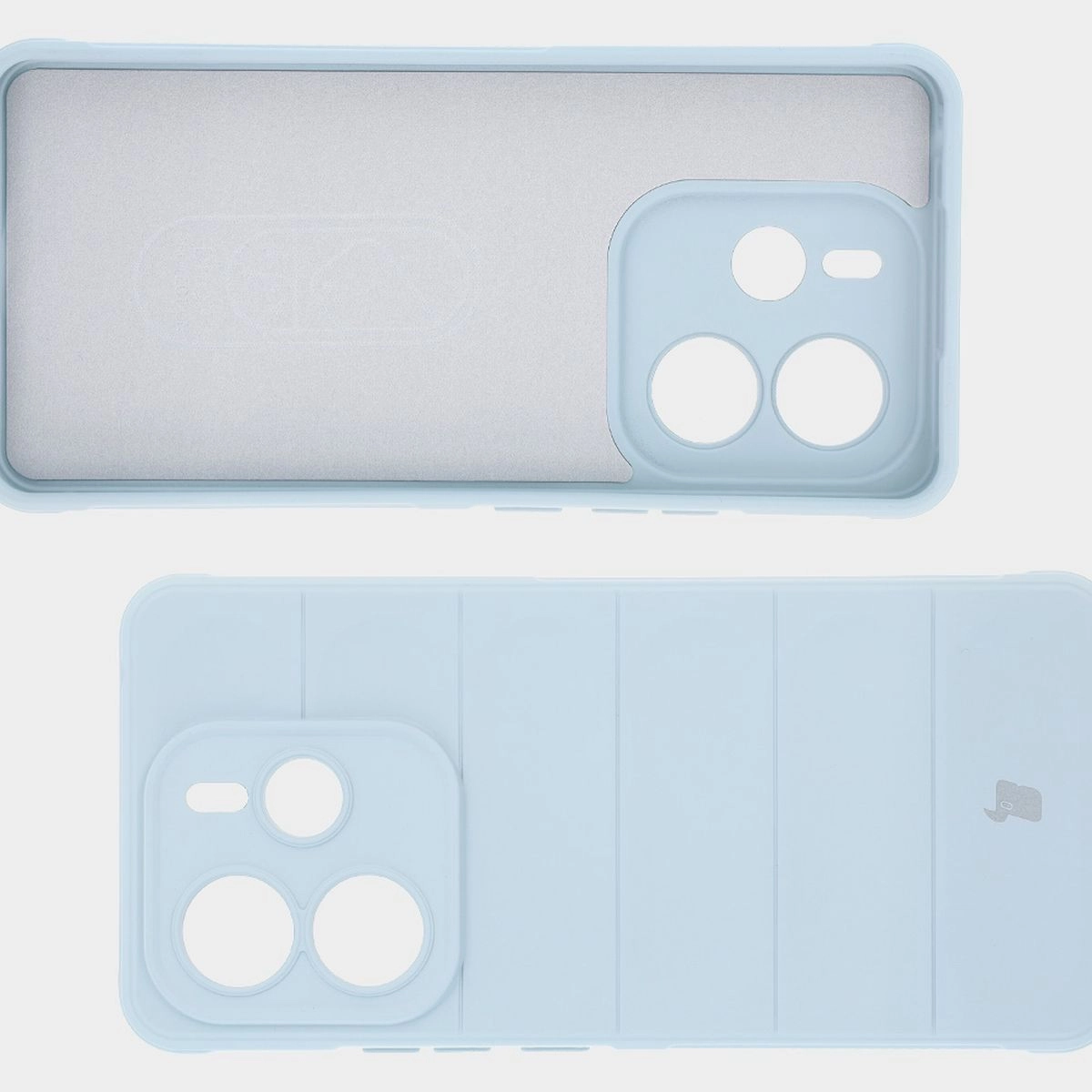Etui Bizon Tur do Xiaomi Redmi Note 14 5G Jasnoniebieskie