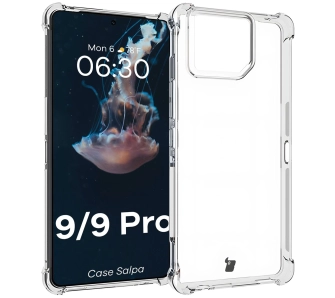 Etui Bizon Elastyczne Salpa do Asus ROG Phone 9 / 9 Pro Przezroczysty