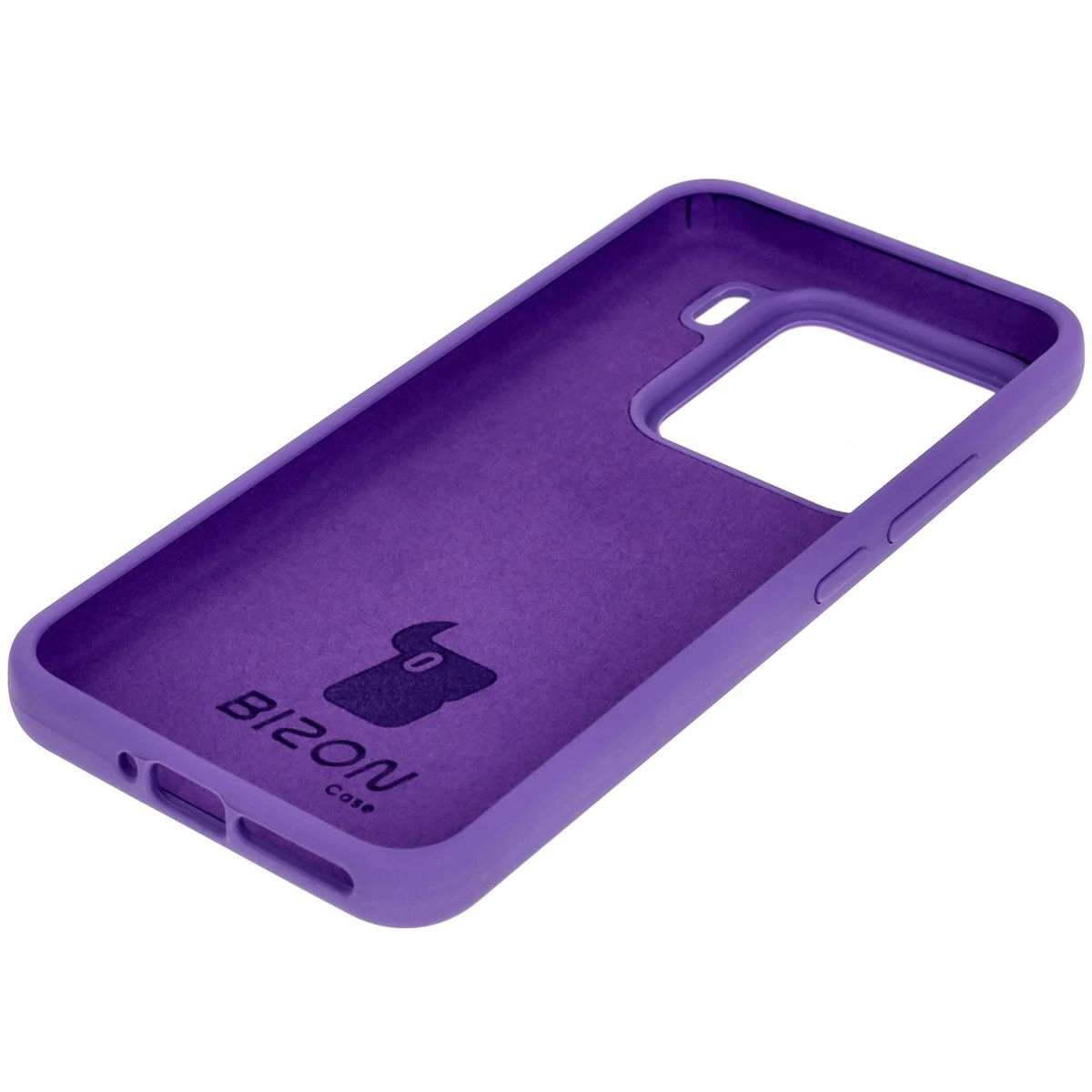 Etui Bizon Silikonowe Soft do Xiaomi 15 Fioletowy