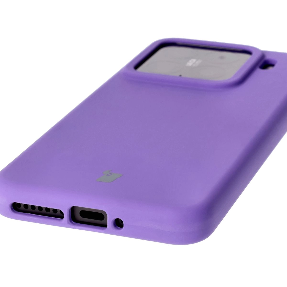 Etui Bizon Silikonowe Soft do Xiaomi 15 Fioletowy