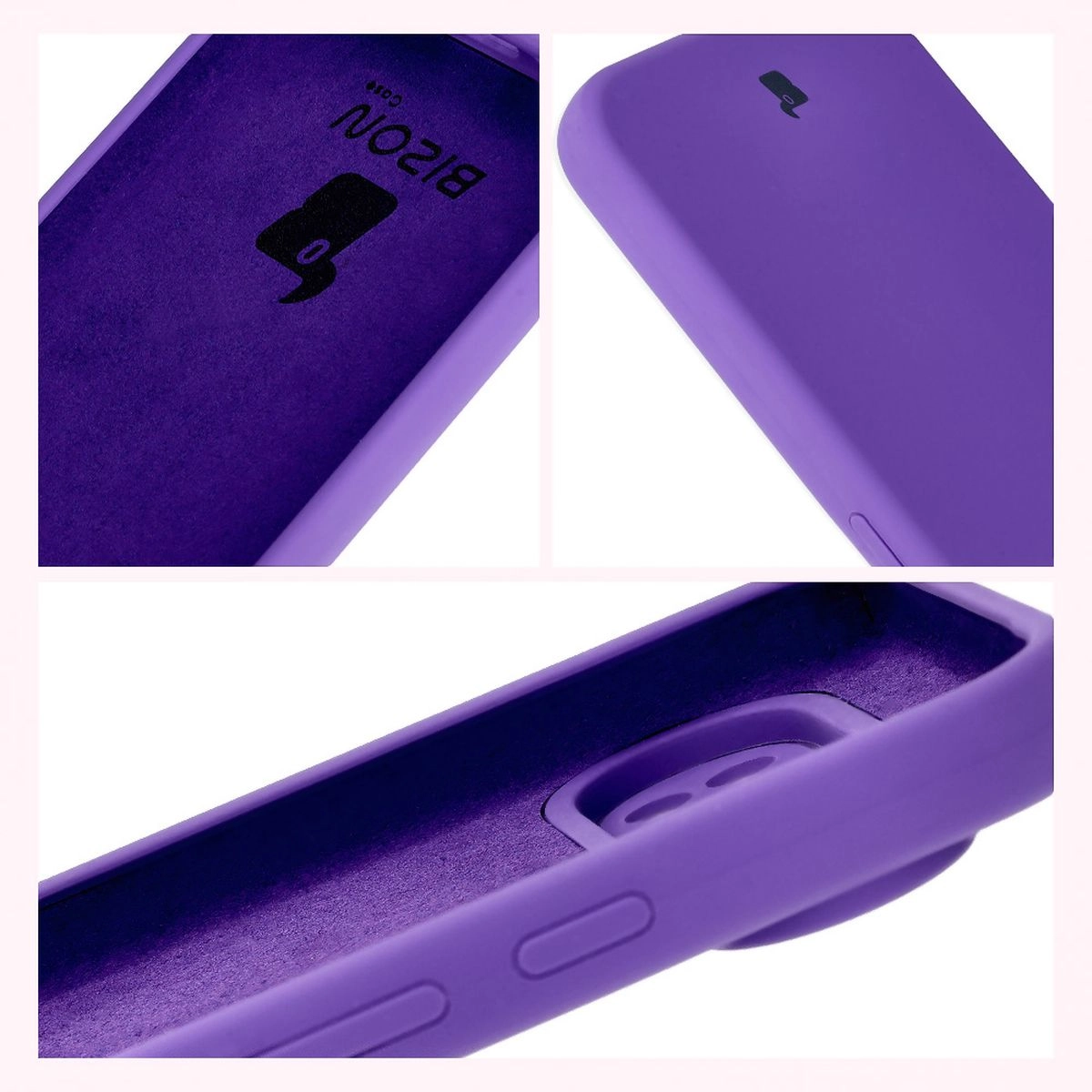 Etui Bizon Silikonowe Soft do Google Pixel 9 Pro XL Fioletowy