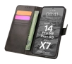 Etui Bizon z klapką Pocket do Xiaomi Redmi Note 14 Pro 5G/Poco X7 Czarny